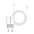 Mayaxess Chargeur Secteur pour Pixel 7a 20W + Câble USB-C 1m Blanc