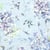 Lot de 4 serviettes en papier découpage collage 33 cm FLEUR BLEUE F 710