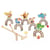 Jeu de Croquet en Bois – Attraction Applepop pour Enfants - Jura Toys