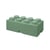 Boîte de rangement empilable LEGO 5711938029630 vert sable