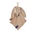 Perlipopette Doudou chien taupe MA0180 - Maïlou Tradition - Marron