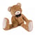 Ours en peluche Nougat brun clair 80 cm - Maïlou Tradition