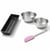 Set de 4 ustensiles de pâtisserie moule à gâteaux 2 bols et spatule pâtisserie Black mettallic Black mettallic Zenker  Black mettallic