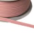 Double cordon 9mm vieux rose au mètre