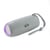 Enceinte Bluetooth LED TWS Son Clair Radio FM Autonomie 3H USB TF V5.3 Gris YONIS