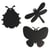 MégaCréa DIY - Insectes à gratter 8 cm 6 pièces Activité manuelle enfant