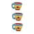 3 boutons fantaisies scrapbooking décoration couture TASSE