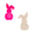 Moule en silicone 13cm x 7,5cm - Lapin