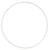 Graine Créative - Armature abat-jour cercle Rilsan Diamètre 40 cm blanc