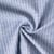 Tissu Polycoton aspect Lin rayé Bleu ciel