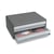 Module organisateur bureau Support d'écran 2 grands tiroirs MoovUp Gris - CEP
