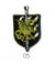 Ecussons Thermocollant Blason Dragon 6 X 3,5 cm - Mediac 05 Vert