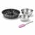 Set de 4 ustensiles de pâtisserie moule à gâteaux bol et spatule Black mettallic Black mettallic Zenker  Black mettallic