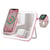 Forcell Station de Charge Magnétique 3-en-1 MagSafe et Qi2 avec Miroir LED 15W Rose