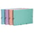Pochette trieur carte multicolore 12 compartiments Aquarel - 34x24,5cm - Couleurs assorties - x 4 - Exacompta