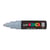 Lot de 6 Marqueurs pointe large conique PC7M G Gris POSCA