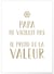 Affiche 'Papa ne vieillit pas' | A3 : 29,7x42cm