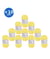 Lot de 10 pelotes QUATTRO de Lang Yarns – 500 g de coton mercerisé 49 Jaune