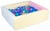 Piscine à balles carrée avec 300 balles – rose, bleu, jaune (pastel)/bleu, rose, gris, turquoise - Velinda