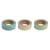 Washi Tape 15 mm Menthe/or Foil 3 pièces