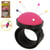 Bracelet porte epingles noir/fuchsia 2,8cm x 22cm x 5cm