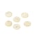 Bouton imitation pierre ivoire 15mm
