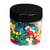 Boîte de 200 épingles Push Pins - Hauteur de pointe 7mm - 10mm de diamètre - Couleurs assorties - Exacompta