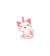 Lot de 3 écussons thermocollants chat licorne souriant 3,1cm x 4,4cm