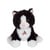 Peluche - Peluche Dogz & kats sonores 18 cm - chat noir et blanc