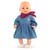 Robe en Jean Manches Longues & Foulard pour poupon 30 cm