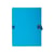 Chemise dos extensible papier - 24x32cm - Bleu clair - x 10 - Exacompta