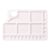 Grande palette de peinture en plastique Liquitex 20 godets
