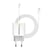 Mayaxess Chargeur Secteur pour Galaxy Z Fold 6 20W + Câble USB-C 1m Blanc