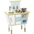 Cuisine Vintage en bois naturel et bleu