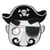 MégaCréa DIY - Masque enfant 3D carte forte capitaine pirate à colorier et à monter