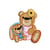 Ecusson  oursons mignons maman et bébe 4cm x 4,5cm