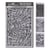 Ensemble de 3 pochoirs LuMania Triple Layer assortis 12,7 x 20,3 cm 02