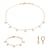 Collier, bracelet et boucles d'oreilles Gemia en Pierres de lune - Sloya