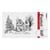 Tampon transparent scrapbooking Studiolight PAYSAGE ENNEIGE 90