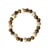 Bracelet Oeil de tigre Perles rondes 8 mm et Perles bois 1 cm - Omsaé