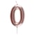Bougie Rose Gold - Chiffre 0