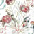 Lot de 4 serviettes en papier découpage collage 33 cm FOND MARIN M 103