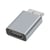 Adaptateur USB-C femelle vers Micro B mâle Charge Synchronisation Compact Gris