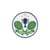 Ecusson thermocollant blason tennis club vert 5x5cm