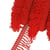 Planchette 25m Frange déco non lavable Rouge 32mm