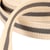 Bobine 20m sangle 3 bandes fil métal coton 30mm gris rose