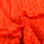 Tissu Doudou Ultra doux Pois Orange fluo