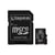 kingston Carte MicroSDXC 128Go UHS-I Classe 10 Transfert Rapide avec Adaptateur Noir
