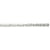 Filin chenille brillant, argent, 50cm, épaisseur 9 mm, 10 pces
