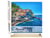 Peinture par Numéro Figured'Art - Village des Cinq Terres - Kit de Loisir Créatif DIY Numéro d'Art Complet - 40x50cm toile roulée + châssis en bois à monter